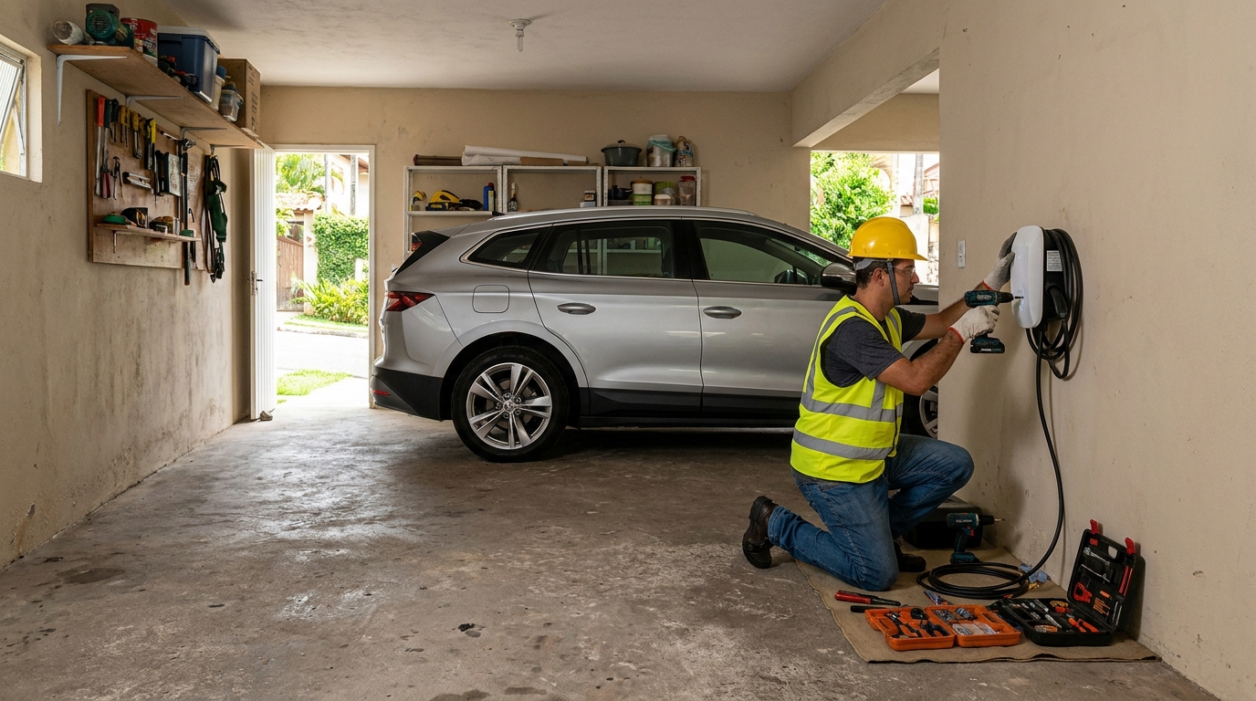 Instalação em Garagem ou Condomínio no Guanandi, Campo Grande‑MS