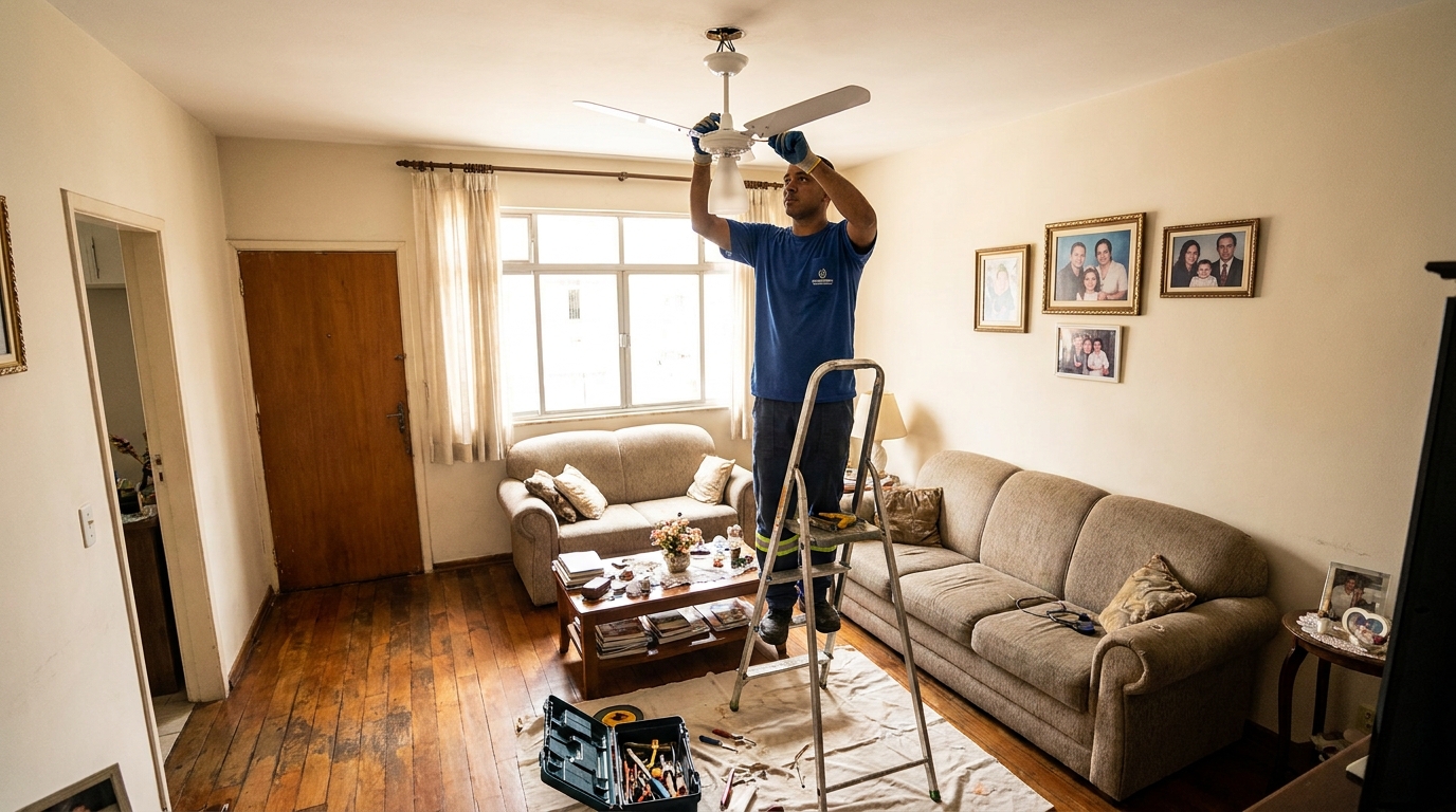 Substituição de Ventilador no Guanandi, Campo Grande‑MS